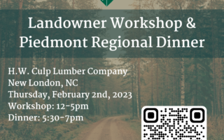 2023 Landowner Workshop and Piedmont Regional Dinner