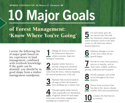 10 Major Goals of Forest Management