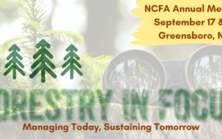 NORTH CAROLINA FORESTRY ASSOCIATION HOSTS 2025 ANNUAL MEETING: FORESTRY IN FOCUS: MANAGING TODAY, SUSTAINING TOMORROW  IN GREENSBORO, NC